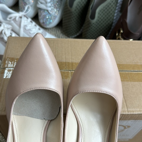 NWOT • Nine West Women's Tatiana Dress Pump • Natural Leather • Size 8.5 • 4in - Picture 13 of 17